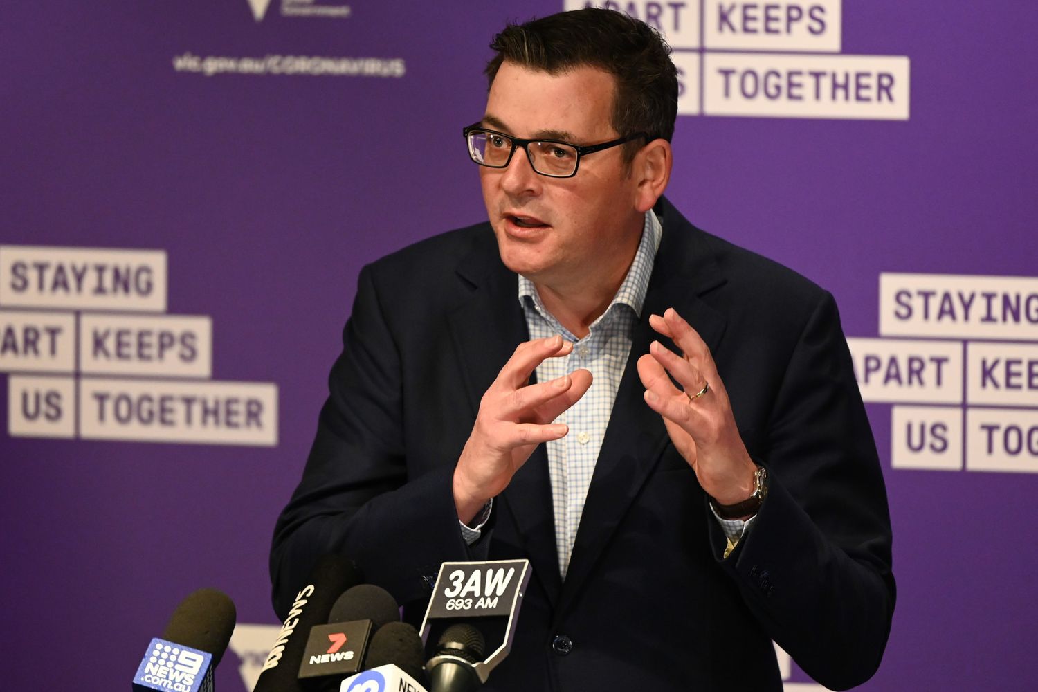 Il premier dello Stato australiano di Victoria, Daniel Andrews, annuncia il nuovo lockdown e il coprifuoco a Melbourne e nel resto dello Stato
