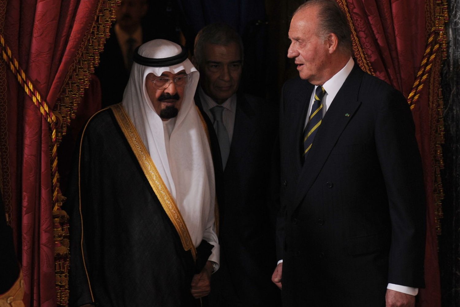 Il re saudita Abdullah e Juan Carlos