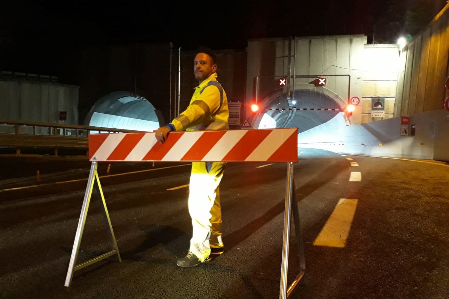 Rimozione transenne nuovo Ponte di Genova