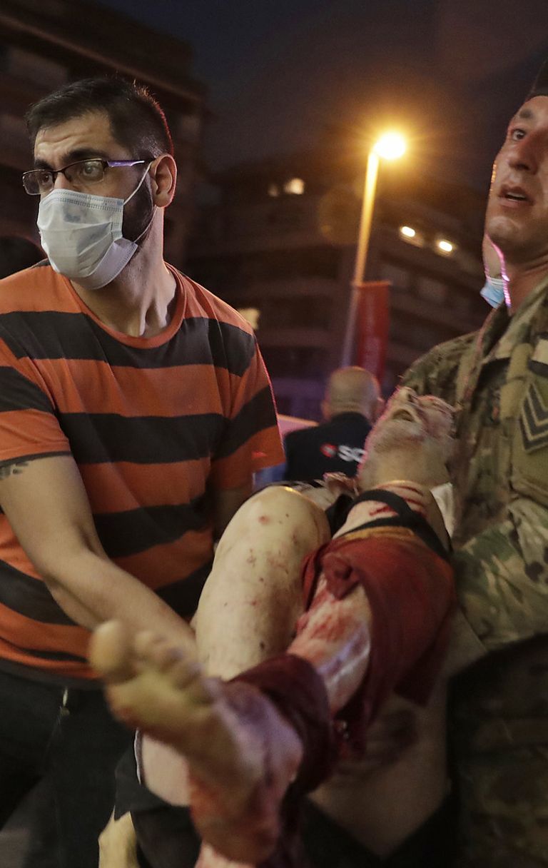 Feriti durante esplosione a Beirut, Libano