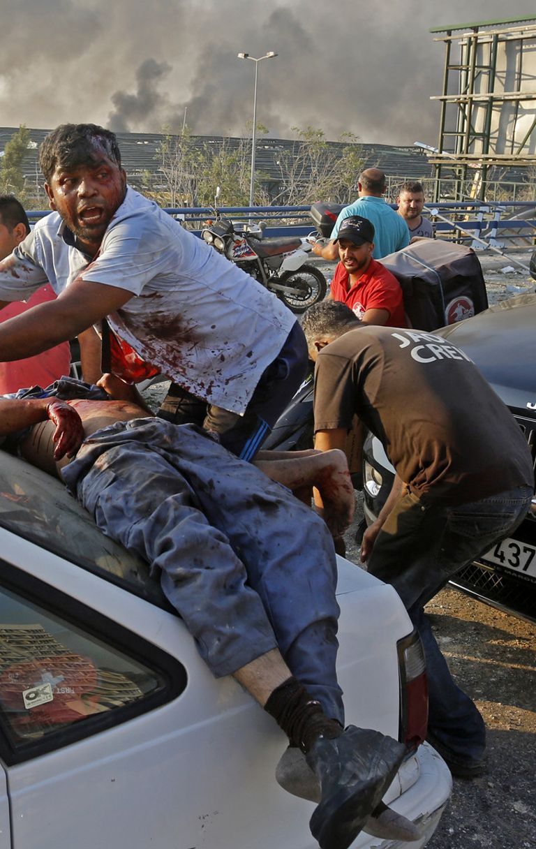 Conseguenze dell'esplosione a Beirut, Libano