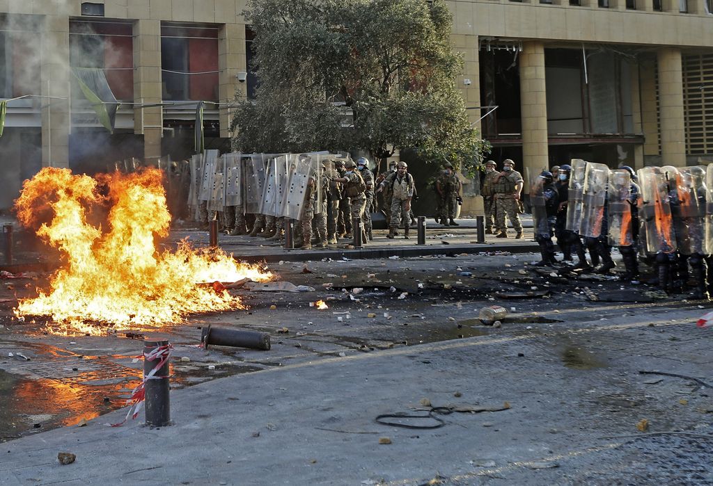 Forze di sicurezza a Beirut