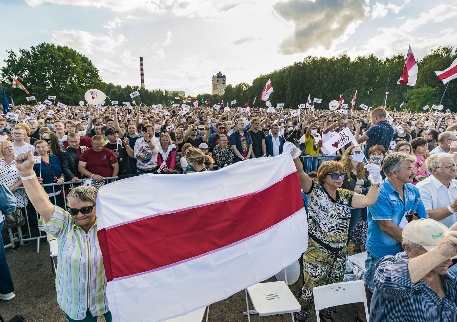 Manifestazione dell'opposizione a Minsk