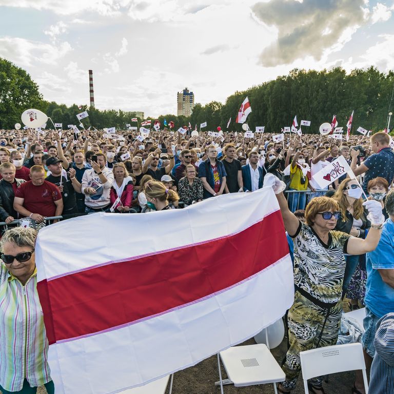 Manifestazione dell'opposizione a Minsk