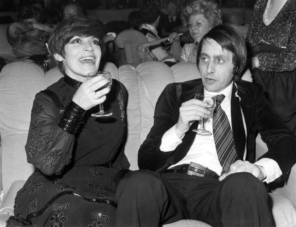 Franca Valeri e Maurizio Rinaldi a Viareggio nel 1973