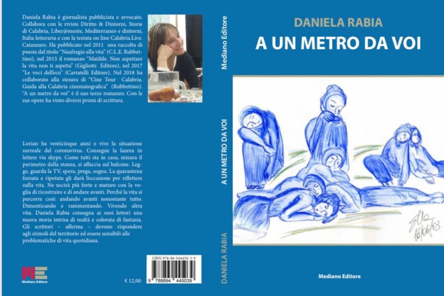 La copertina del nuovo libro di Daniela Rabia
