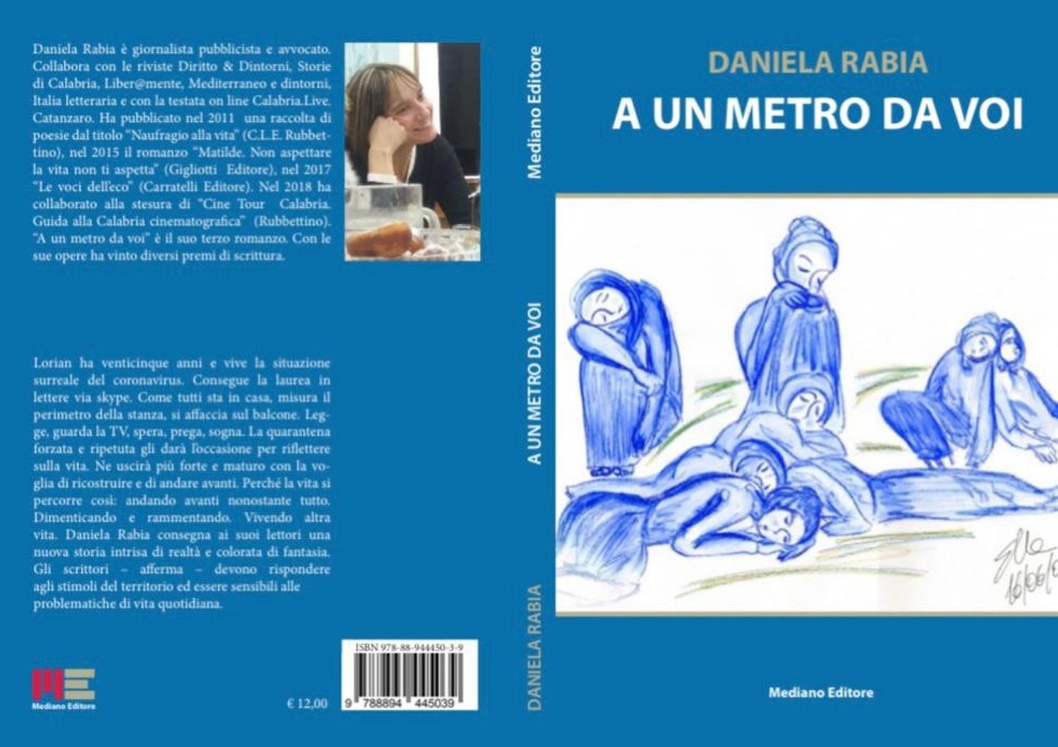 La copertina del nuovo libro di Daniela Rabia