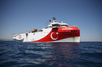 La nave turca Oruc Reis