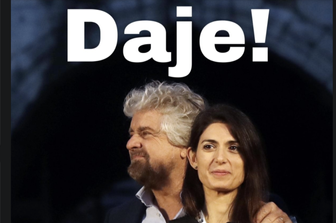 Roma: Grillo pubblica foto con Raggi, &#39;Daje!&#39;