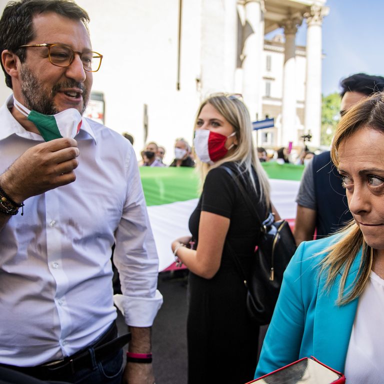Matteo Salvini e Giorgia Meloni
