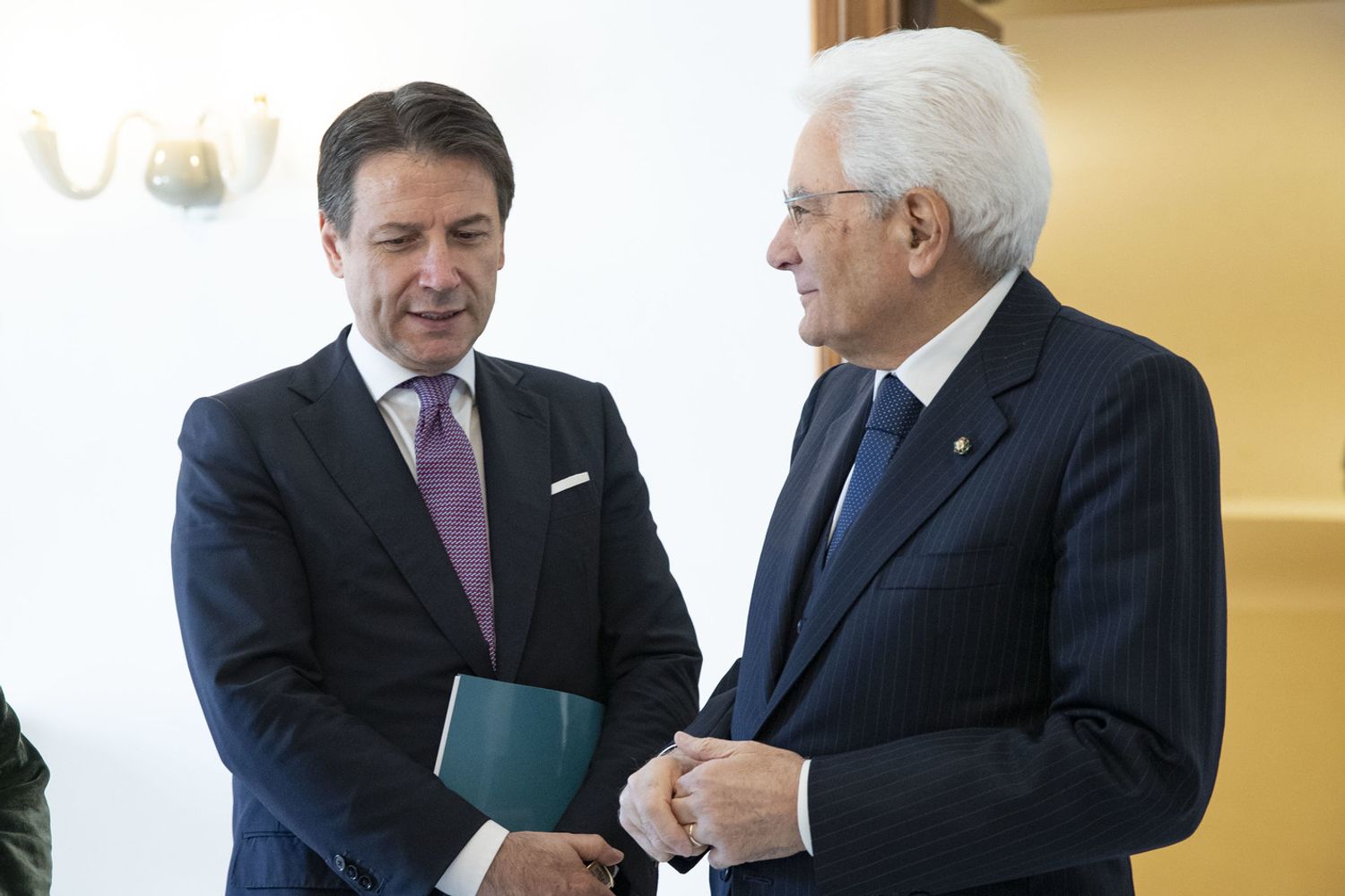 Mattarella e Conte