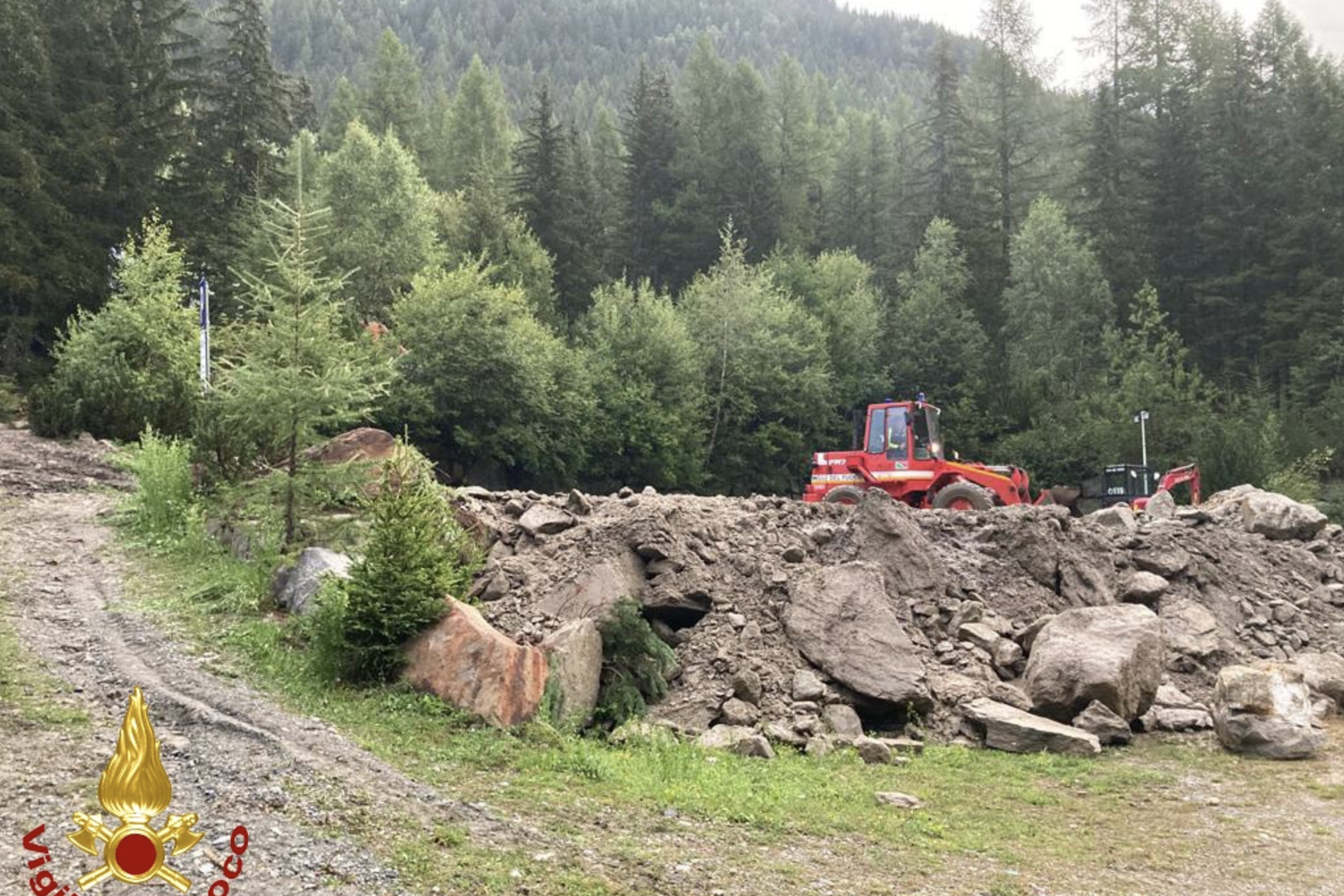 La frana in Valmalenco