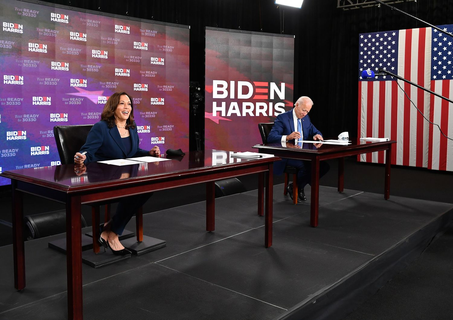 Kamala Harris, Joe Biden.