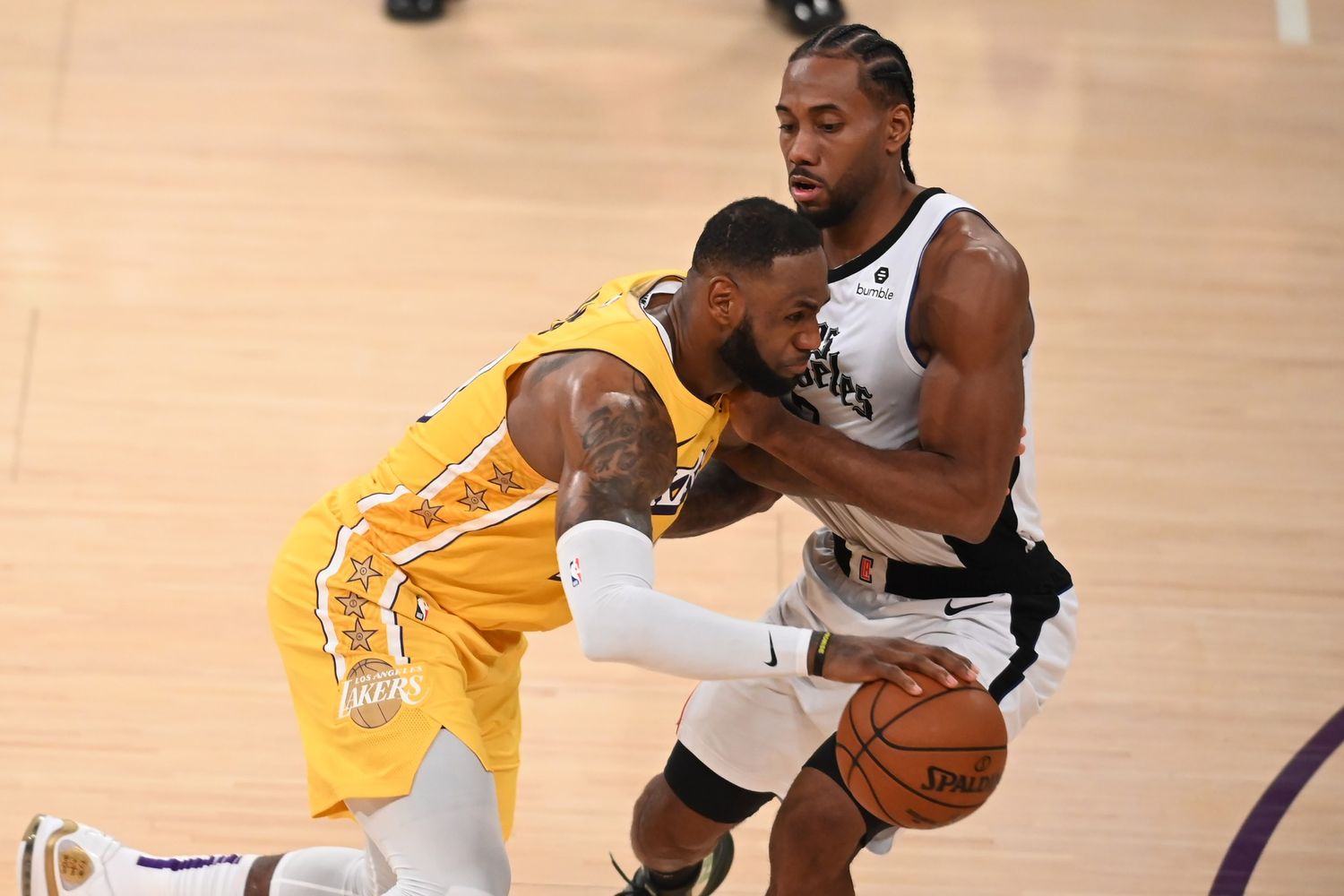 LeBron James, Kawhi Leonard. NBA