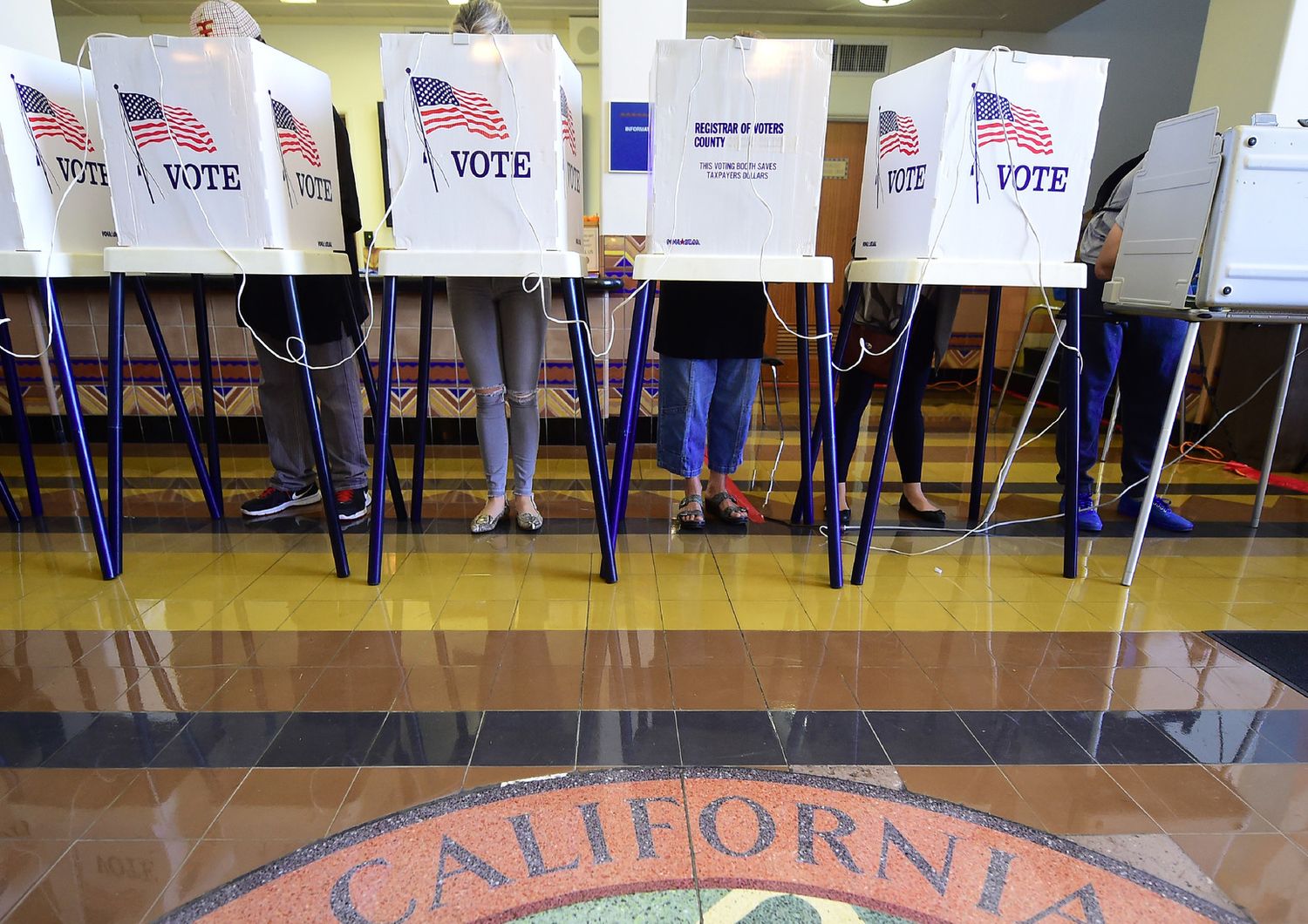 Seggi in California per le elezioni del 2016