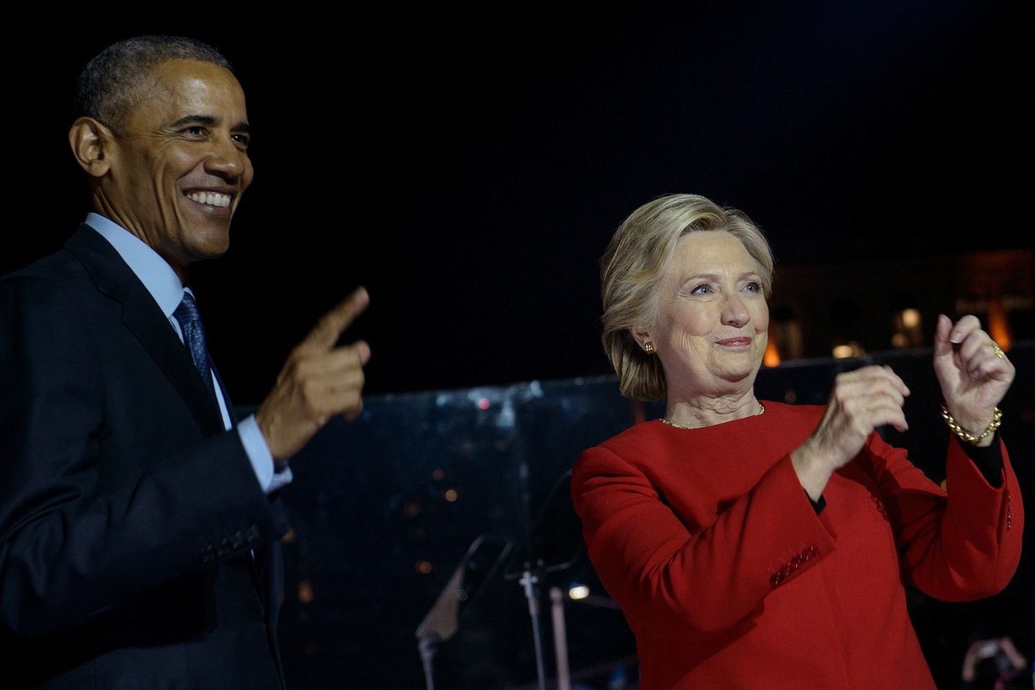 Barack Obama, Hillary Clinton