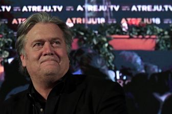 Steve Bannon ad Atreju, Roma settembre 2018&nbsp;