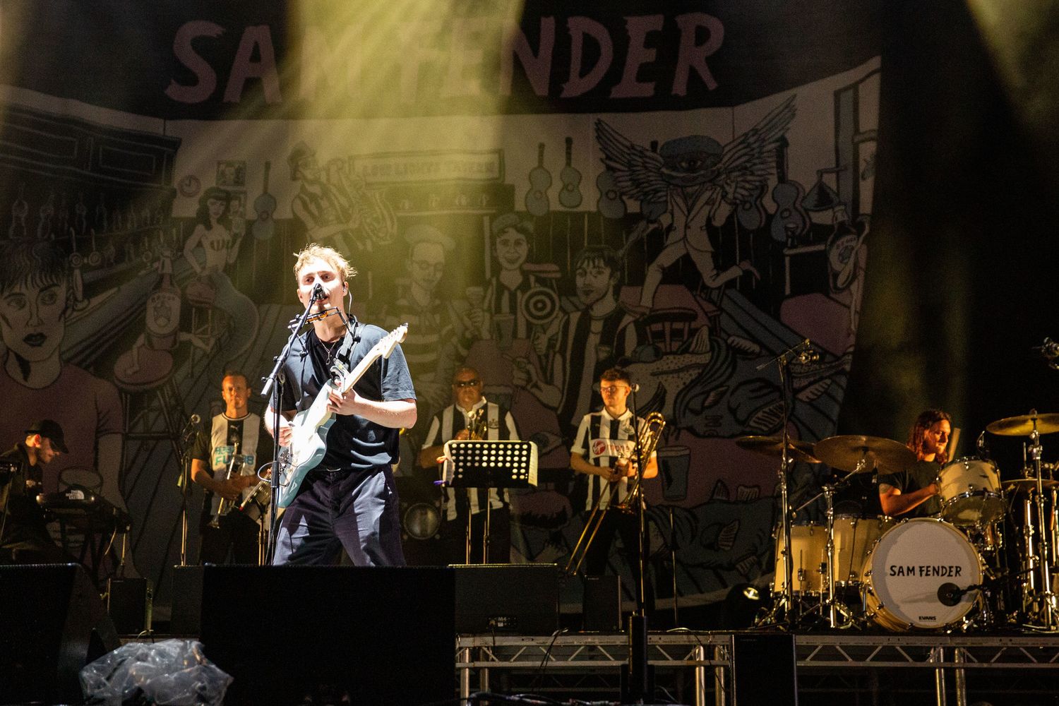 &nbsp;Sam Fender al suo concerto
