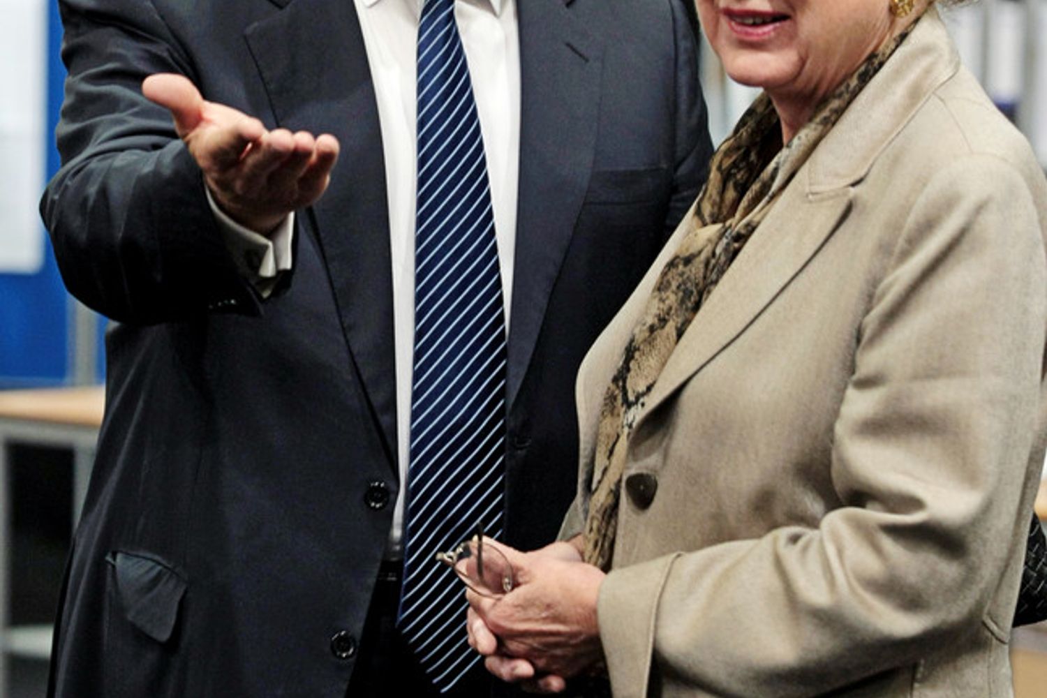 Donald Trump con la sorella,&nbsp;Maryanne Trump Barry