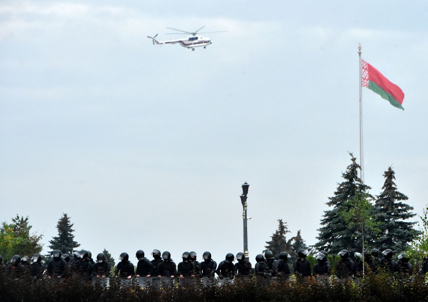 Bielorussia, elicottero di Lukashenko&nbsp;