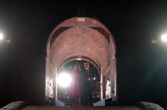 Donald e Melania Trump a Fort McHenry