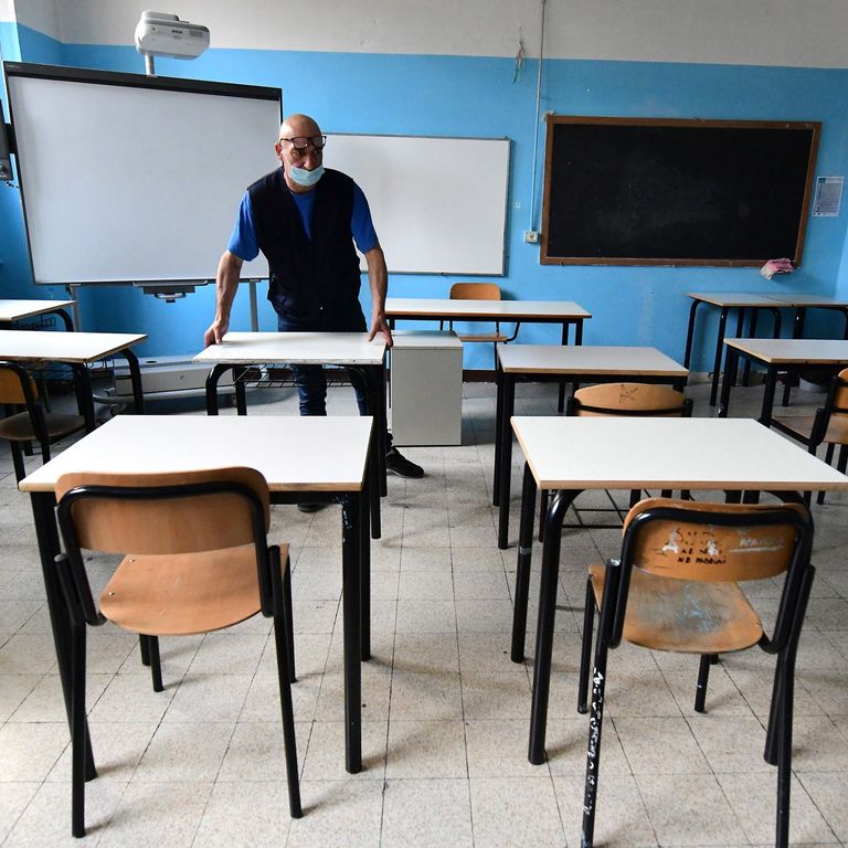 Preparativi per la riapertura dell'Istituto professionale Industria e Artigianato Pacinotti di Pistoia&nbsp;