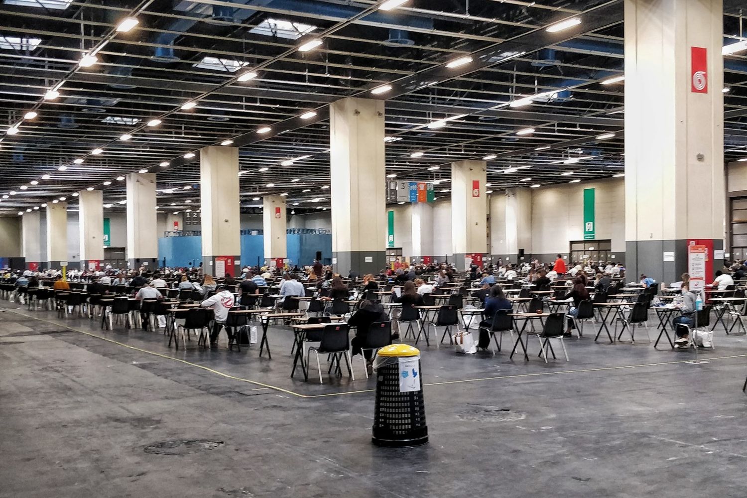 I test universitari negli spazi del Lingotto di Torino