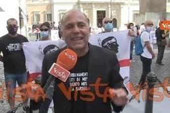 Docenti precari protestano a Montecitorio scuola