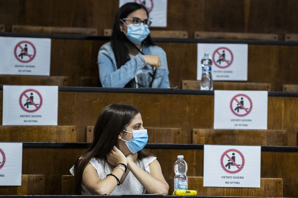 Studenti in aula a Roma&nbsp;