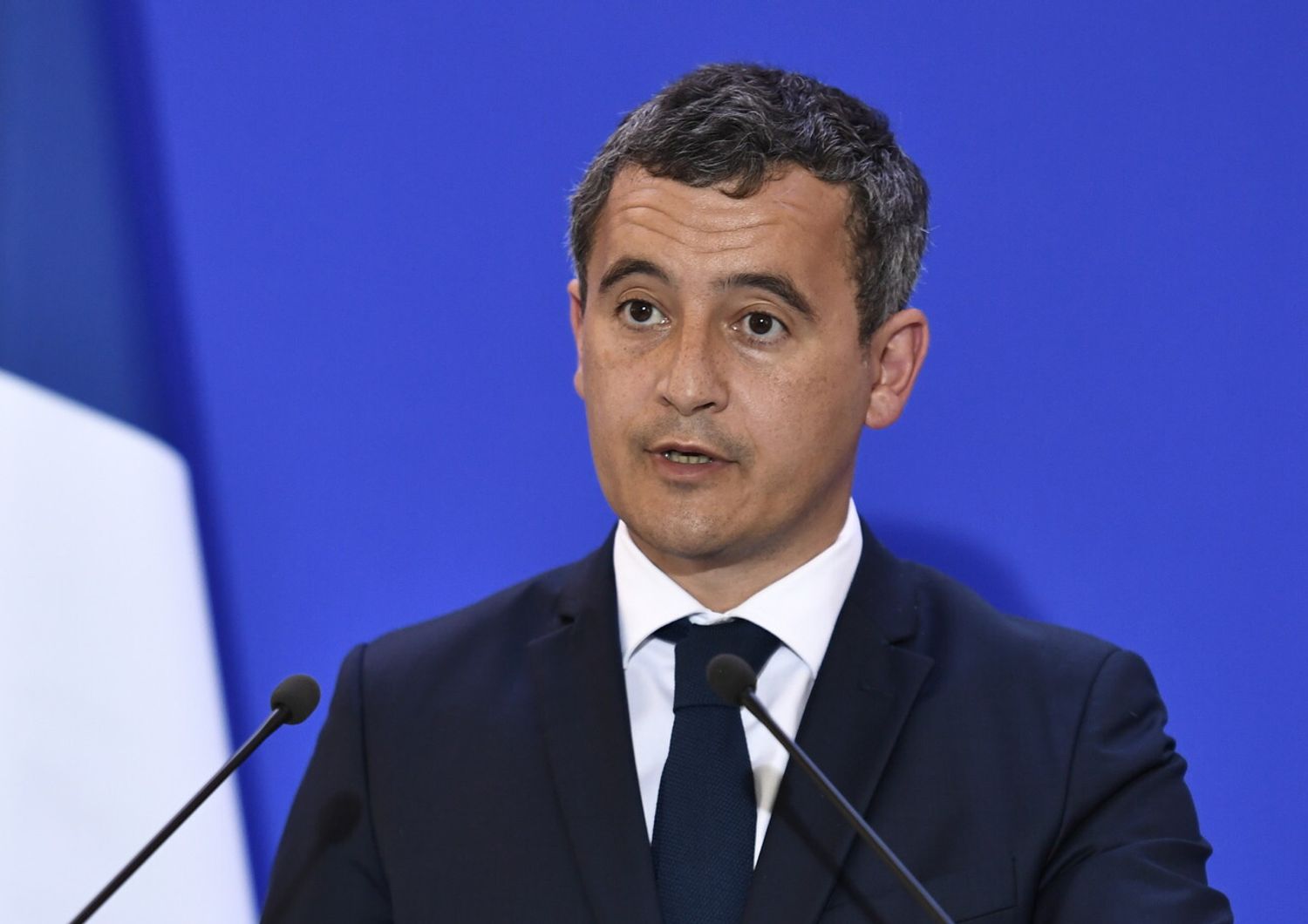 Il ministro dell'Interno francese, G&eacute;rald Darmanin