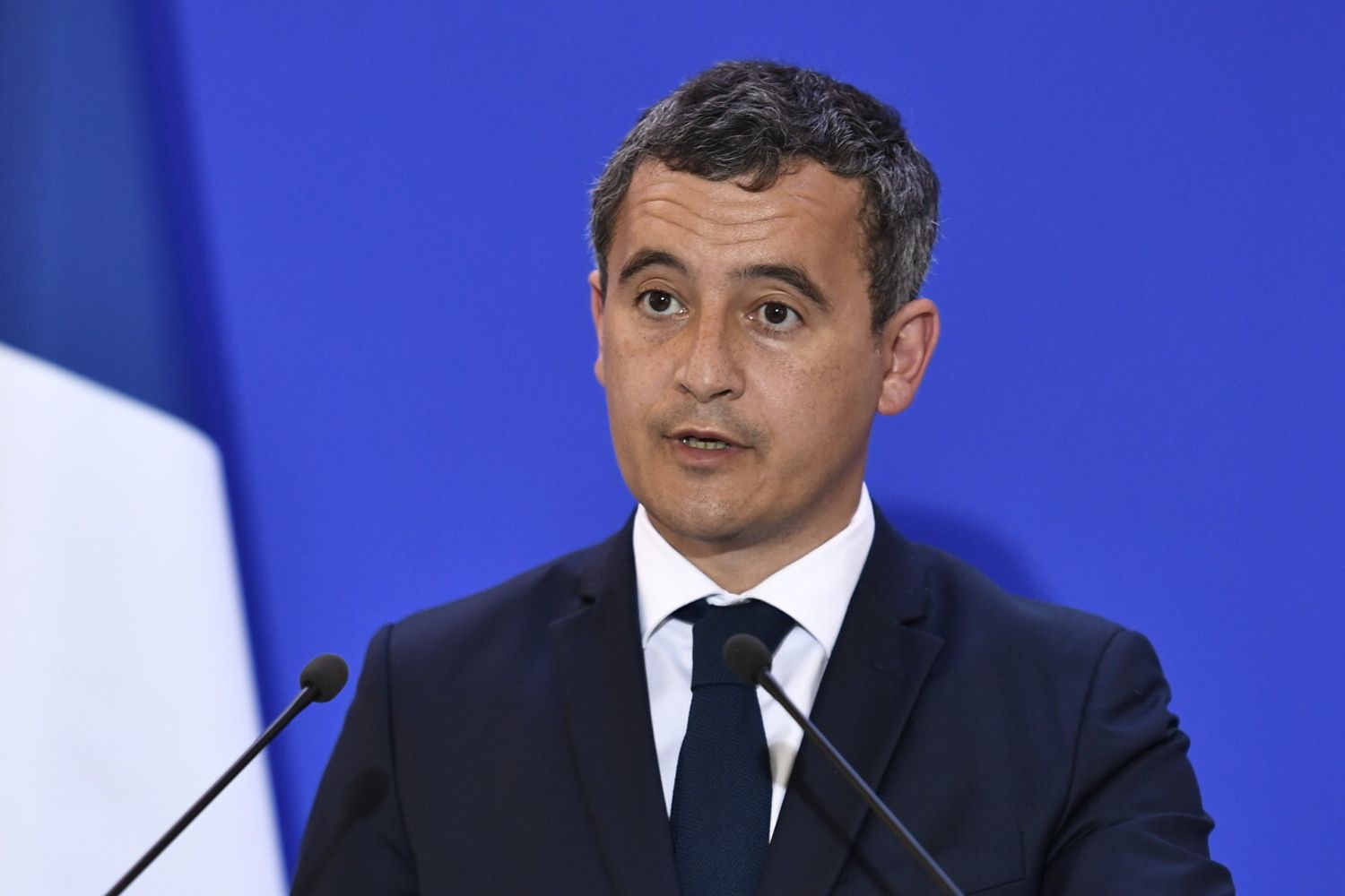 Il ministro dell'Interno francese, G&eacute;rald Darmanin
