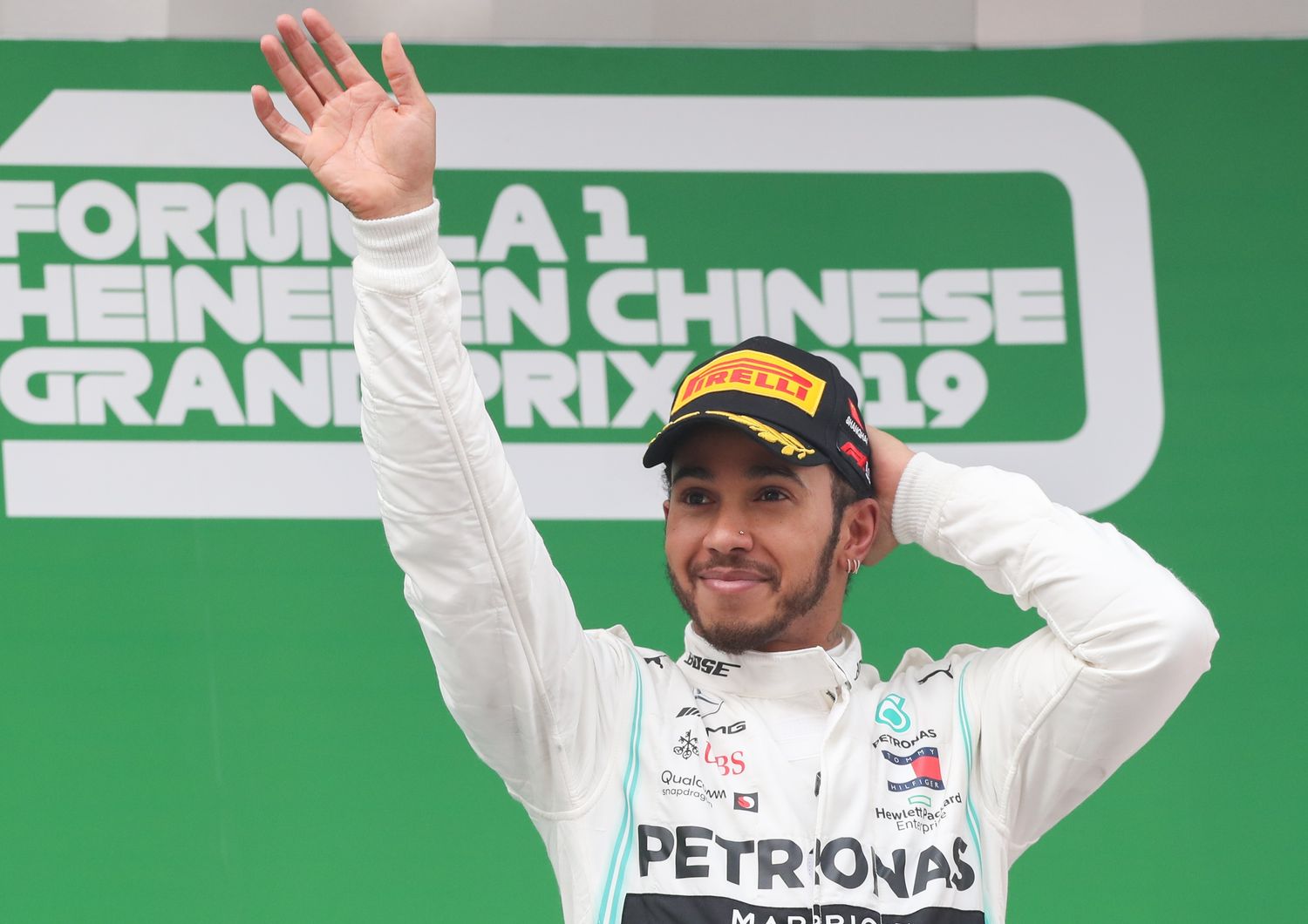 Il pilota della Mercedes Lewis Hamilton&nbsp;