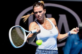 Camila Giorgi durante gli Australian Open di tennis&nbsp;