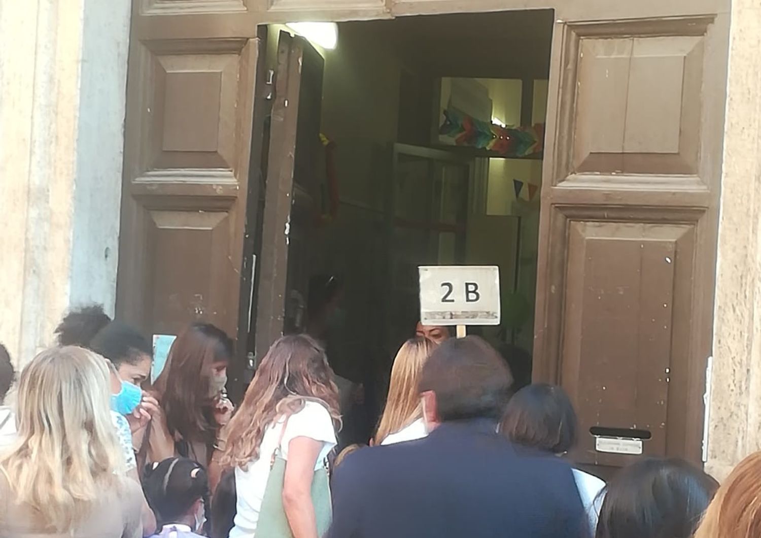 Inizio dell'anno scolastico. Una scuola di Roma