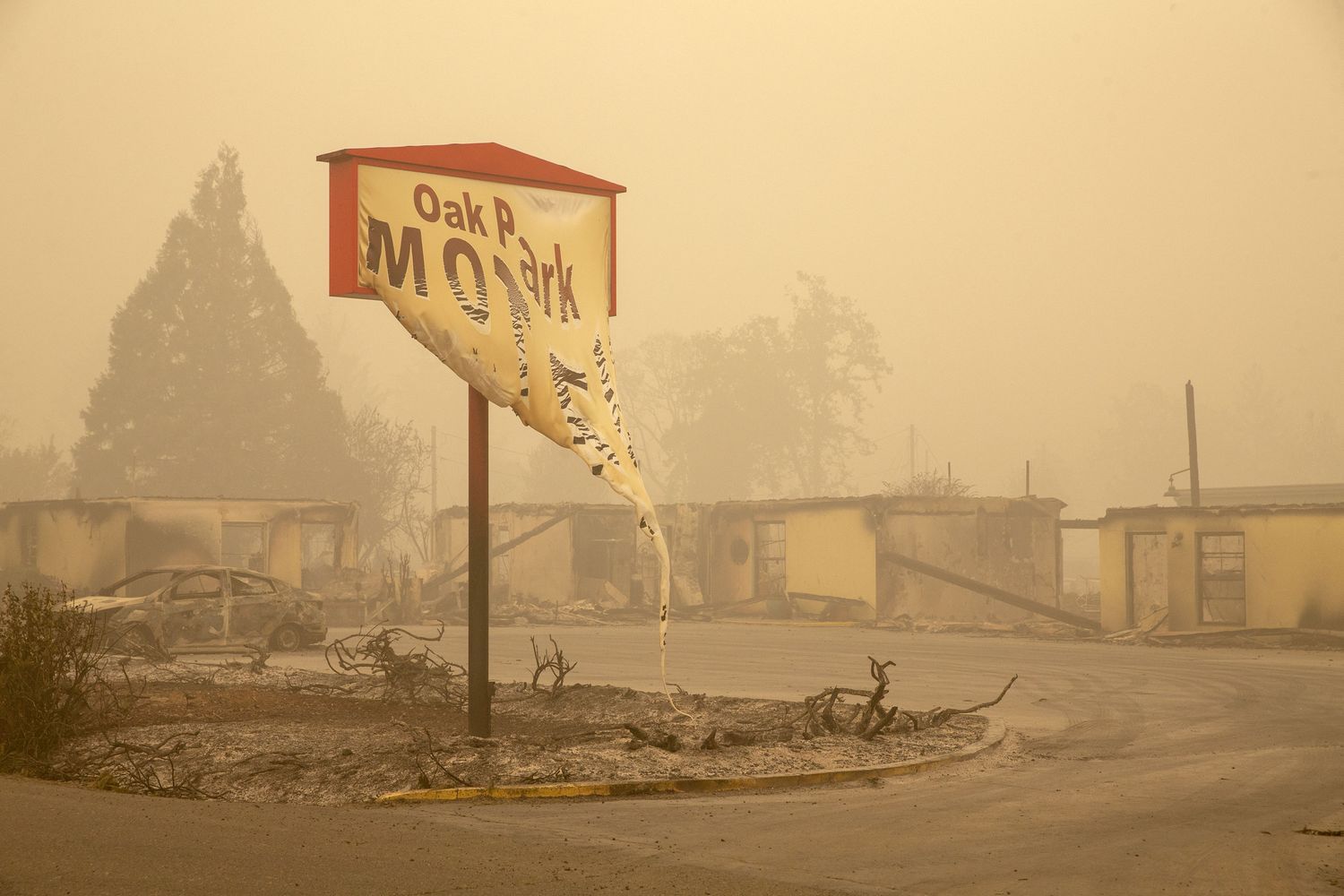 Un incendio in Oregon