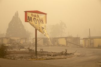 Un incendio in Oregon