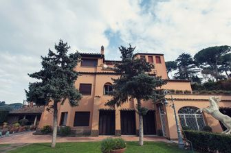 La facciata della villa di Alberto Sordi&nbsp;