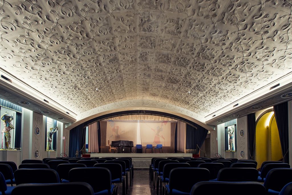 Il teatro privato nella villa di Alberto Sordi&nbsp;