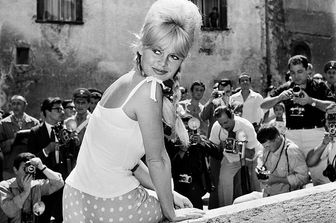 &nbsp;Brigitte Bardot a Spoleto. Giugno 1961