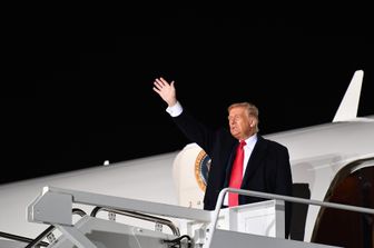 Donald Trump al comizio in Wisconsin