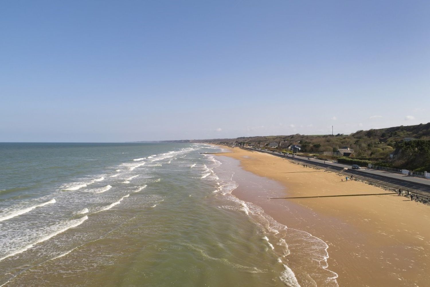 Spiaggia della Normandia dello sbarco del 6 giugno 1944&nbsp;