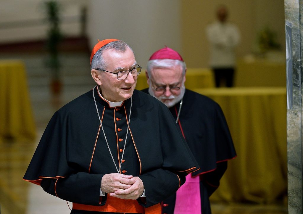 Pietro Parolin e Paul Gallagher