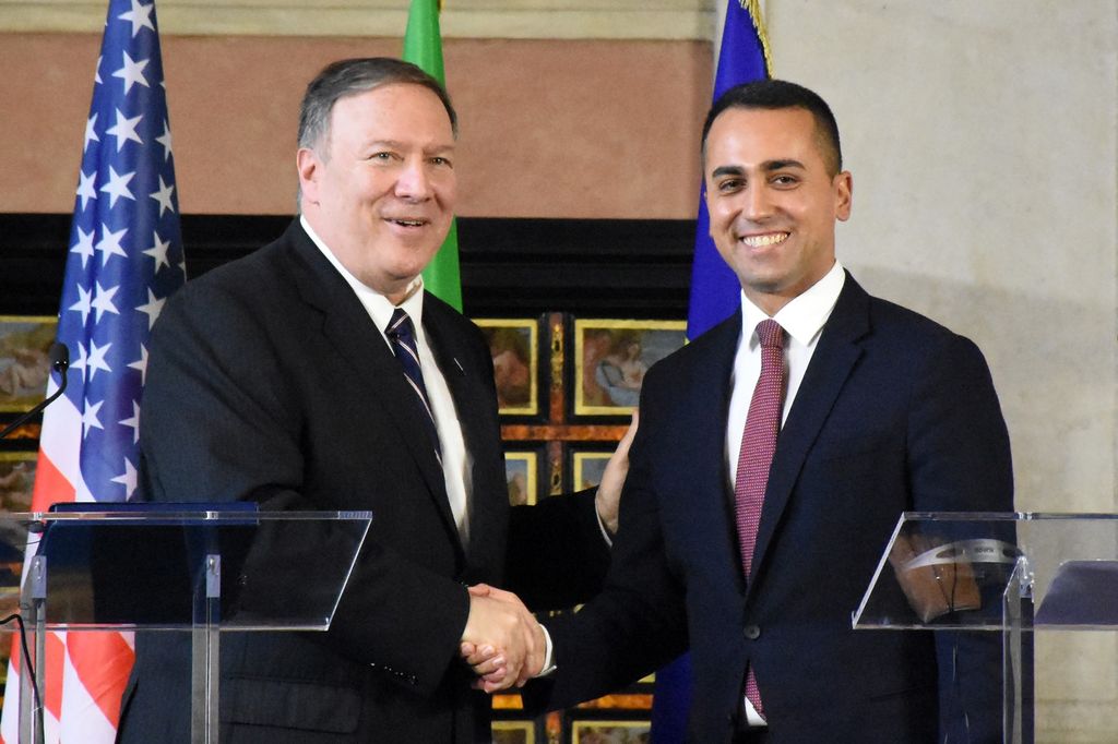 Pompeo e Di Maio a Roma il 2 ottobre 2019