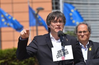 Carles Puigdemont e Quim Torra a Bruxelles