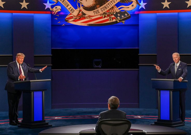 Usa 2020 trump biden divisi brutto dibattito
