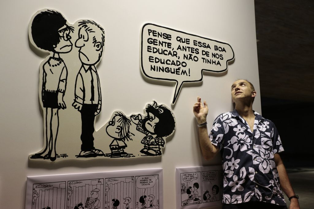La mostra per i 50 anni di Mafalda
