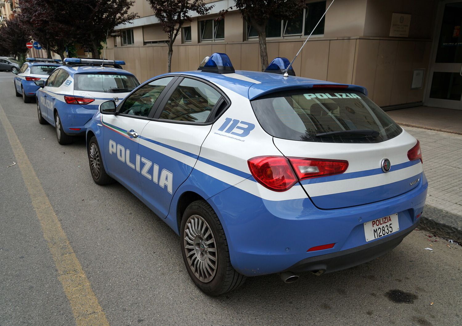 Una volante della Polizia