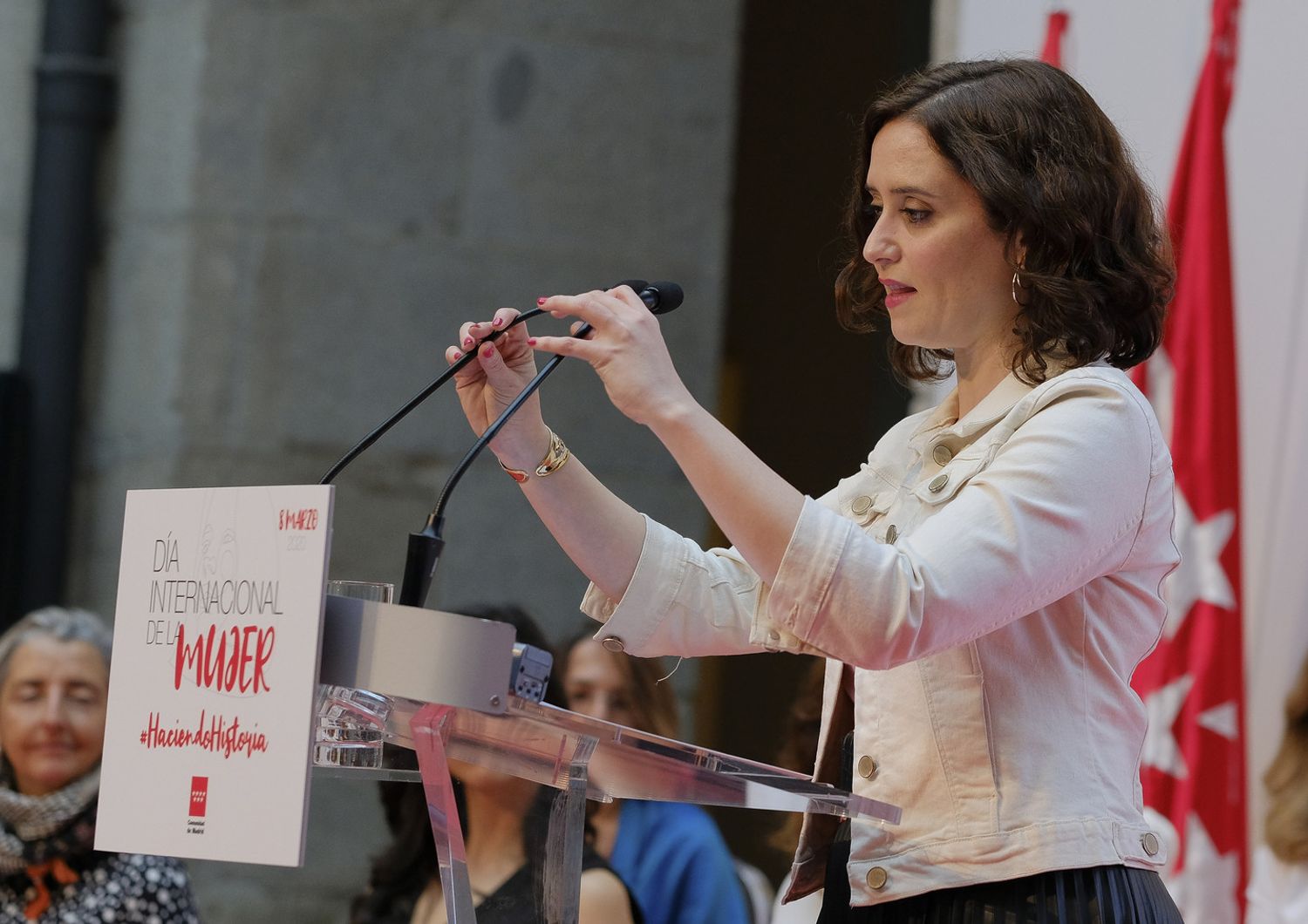 Madrid President, Isabel Diaz Ayuso&nbsp;