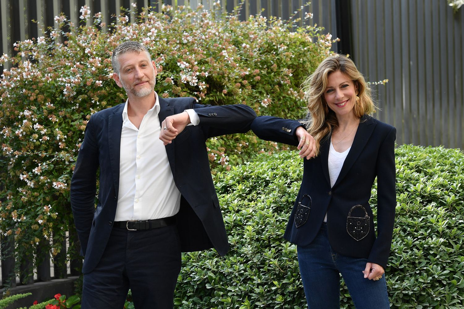 Alessandro Giuli e Francesca Fagnani