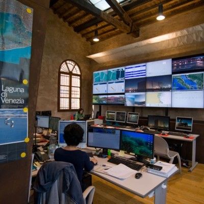 Arsenale di Venezia, sala controllo del Mose